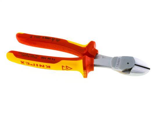 Knipex Power Diagonal Cutting Pliers 200 mm VDE Tested Up To 1000V