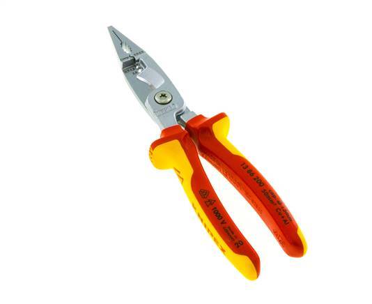 Alicates de instalación eléctrica Knipex 200mm VDE probado hasta 1000V