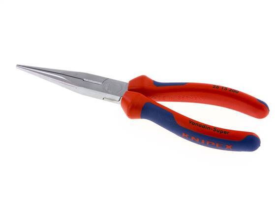 Alicates de punta recta Knipex de 200 mm con mangos de 2 componentes