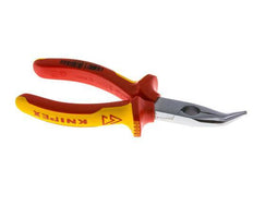Alicates de punta angular Knipex 160 mm VDE probado hasta 1000V