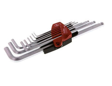 Juego de llaves hexagonales Wiha de 9 piezas de 1,5 a 10 mm con cabeza esférica