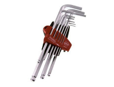 Juego de llaves hexagonales Wiha de 9 piezas de 1,5 a 10 mm con cabeza esférica