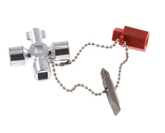 Llave del armario de control Mini 42x42mm