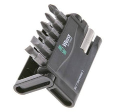 Surtido de brocas Wera de 7 piezas, ranuradas/alicates/perforadoras