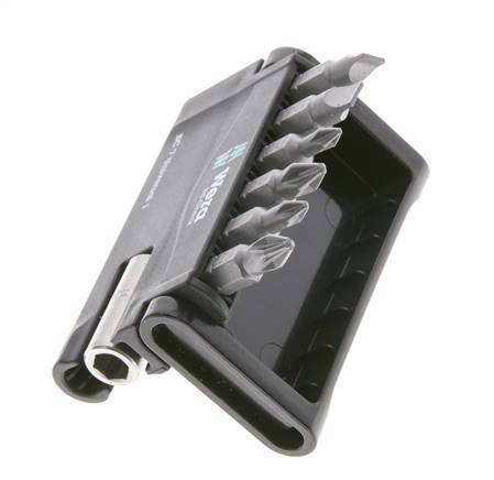 Surtido de brocas Wera de 7 piezas, ranuradas/alicates/perforadoras