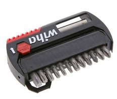 Surtido de puntas Phillips/Pozidriv/TORX de 13 piezas con soporte de puntas Wiha