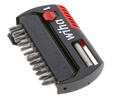 Surtido de puntas Phillips/Pozidriv/TORX de 13 piezas con soporte de puntas Wiha