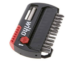 Surtido de puntas Phillips/Pozidriv/TORX de 13 piezas con soporte de puntas Wiha