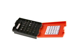 Wiha 31-Piece Bit Assortment Magnetic Bit Holder Plastic Box