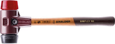 Halder Simplex Soft Face Hammer Replaceable Rubber/Plastic Buttons 60mm