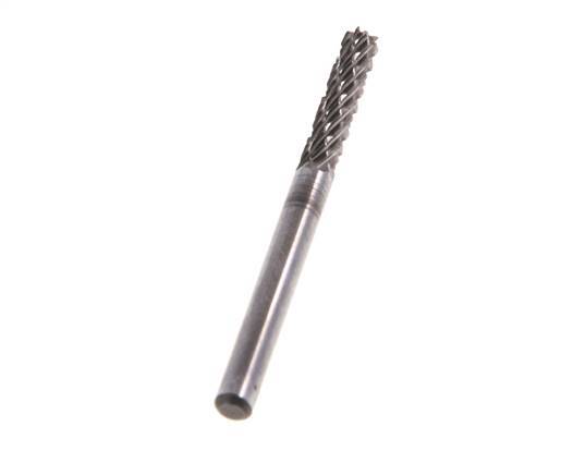 ZYA-S Cylinder With End Cut Shaped 3 mm Carbide Burr