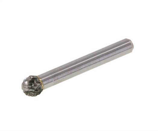 Fresa de carburo KUD redonda/globular de 8 mm