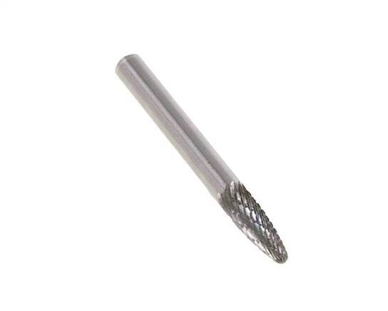 Fresa de carburo de punta redonda RBF de 6 mm