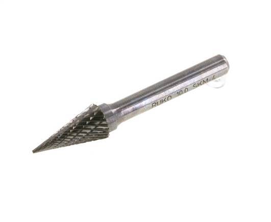 SKM Pointed Cone Shaped 10 mm Carbide Burr