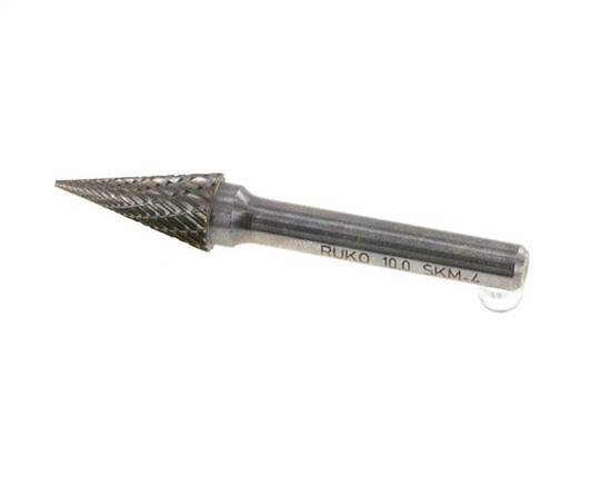 SKM Pointed Cone Shaped 10 mm Carbide Burr