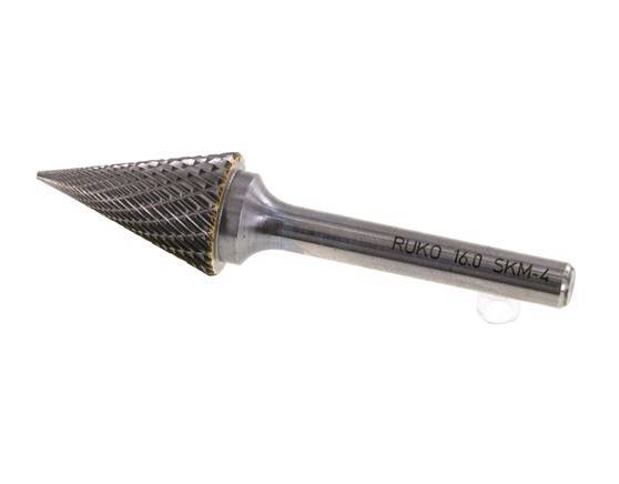 SKM Pointed Cone Shaped 16 mm Carbide Burr