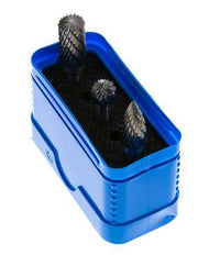 ZYA-S/KUD/SPG Juego de fresas de metal duro de 3 piezas de 10 mm