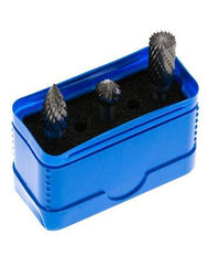 ZYA-S/KUD/SPG Juego de fresas de metal duro de 3 piezas de 10 mm