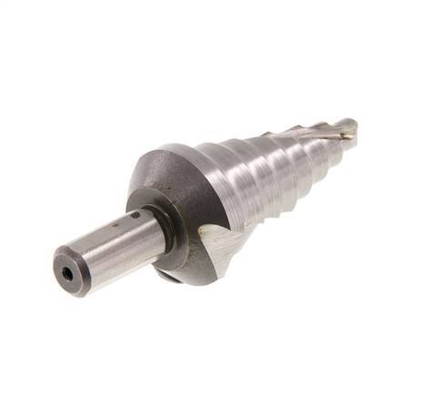 Broca escalonada HSS de RUKO con filo espiral tamaño 4