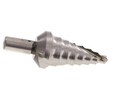 Broca escalonada HSS de RUKO con filo espiral tamaño 4