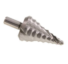 Broca escalonada HSS de RUKO con filo espiral tamaño 15