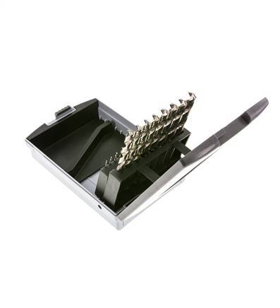 19-Piece Twist Drill Bit Set DIN 338 N HSS-G 1 - 10 mm