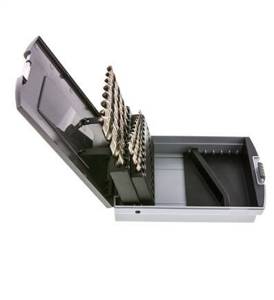 19-Piece Twist Drill Bit Set DIN 338 N HSS-G 1 - 10 mm