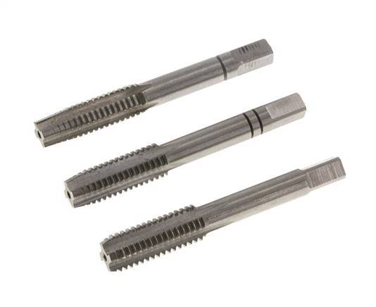 macho de rosca manual de 3 piezas M 8x1,25 Rosca estándar (DIN 352)