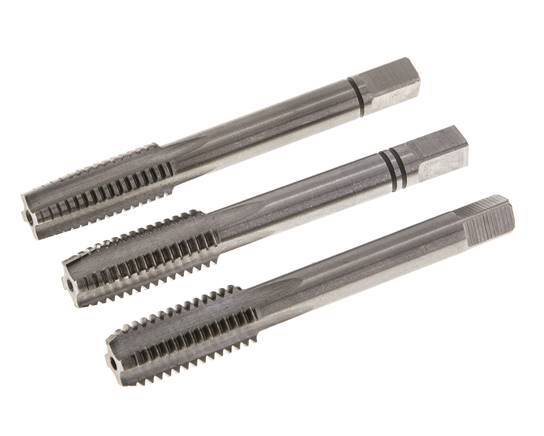 macho de rosca manual de 3 piezas M 10x1,50 Rosca estándar (DIN 352)