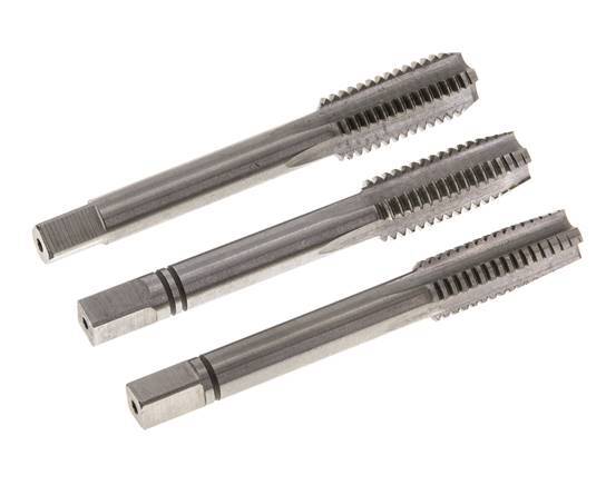 macho de rosca manual de 3 piezas M 10x1,50 Rosca estándar (DIN 352)