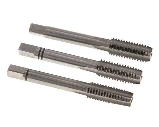 macho de rosca manual de 3 piezas M 10x1,50 Rosca estándar (DIN 352)