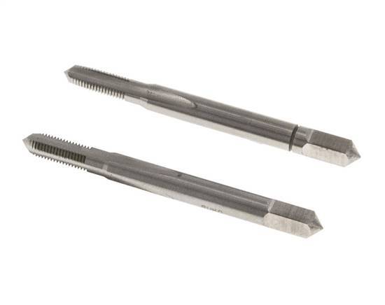 macho de rosca manual de 2 piezas M 4x0,50 de rosca fina (DIN 2181)