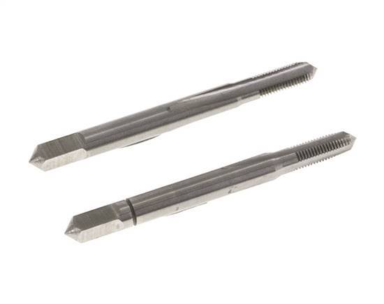 macho de rosca manual de 2 piezas M 4x0,50 de rosca fina (DIN 2181)