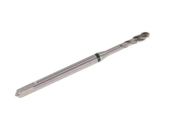 HSS-E Macho de roscar M3 Agujero ciego 35° en sentido de las agujas del reloj Espiralado