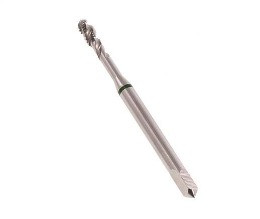 HSS-E Macho de roscar M4 Agujero ciego 35° en sentido de las agujas del reloj Espiralado