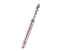 HSS-E Macho de roscar M4 Agujero ciego 35° en sentido de las agujas del reloj Espiralado