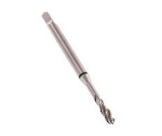 HSS-E Macho de roscar M4 Agujero ciego 35° en sentido de las agujas del reloj Espiralado