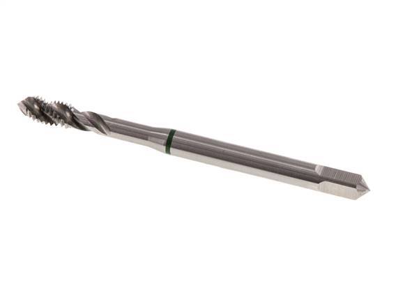 HSS-E Macho de roscar M6 Agujero ciego 35° en sentido de las agujas del reloj Espiralado