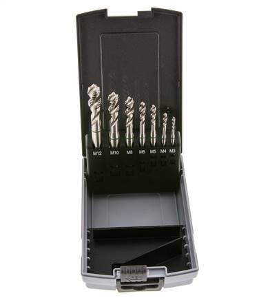 juego de 7 piezas para roscar M3-M12 HSS-E Blind Hole