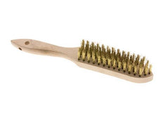 Cepillo de alambre manual de 5 filas de alambre de latón corrugado