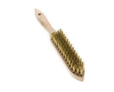 Cepillo de alambre manual de 5 filas de alambre de latón corrugado