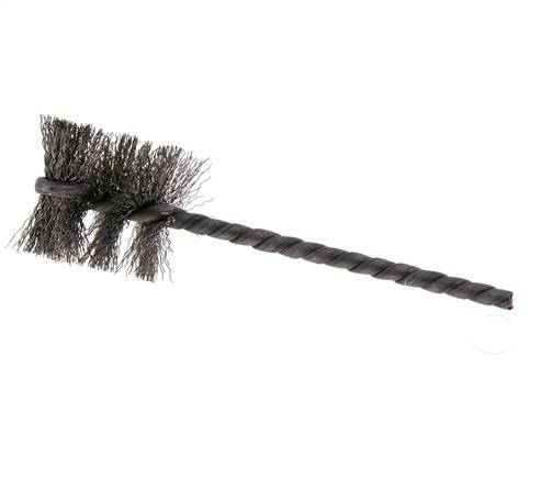 Cepillo cilíndrico 25 mm Eje de 3,8 mm Alambre de acero