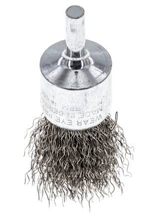 Cepillo de púas 23 mm 6 mm Eje de acero inoxidable 0,3 mm Corrugado