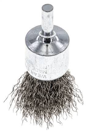 Cepillo de púas 23 mm 6 mm Eje de acero inoxidable 0,3 mm Corrugado