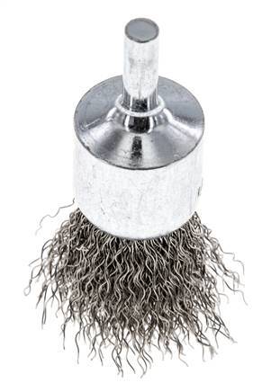 Cepillo de púas 23 mm 6 mm Eje de acero inoxidable 0,3 mm Corrugado