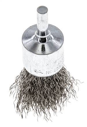 Cepillo de púas 23 mm 6 mm Eje de acero inoxidable 0,3 mm Corrugado