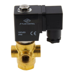 Válvula de solenoide TP-DC 1/4'' 3/2 vías DI Latón EPDM 0-3.2bar 380V AC