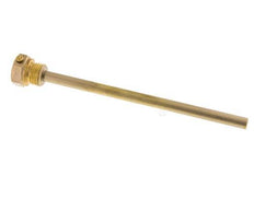 Termopozo de aleación de cobre G de 1/2 pulgada fijado con pernos para vástago de 200 mm máx. 160°C y 6 barras