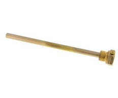 Termopozo de aleación de cobre G de 1/2 pulgada fijado con pernos para vástago de 200 mm máx. 160°C y 6 barras