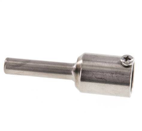 Termopozo de acero inoxidable de conexión soldada para vástago de 63 mm, máx. 600°C y 25 bares